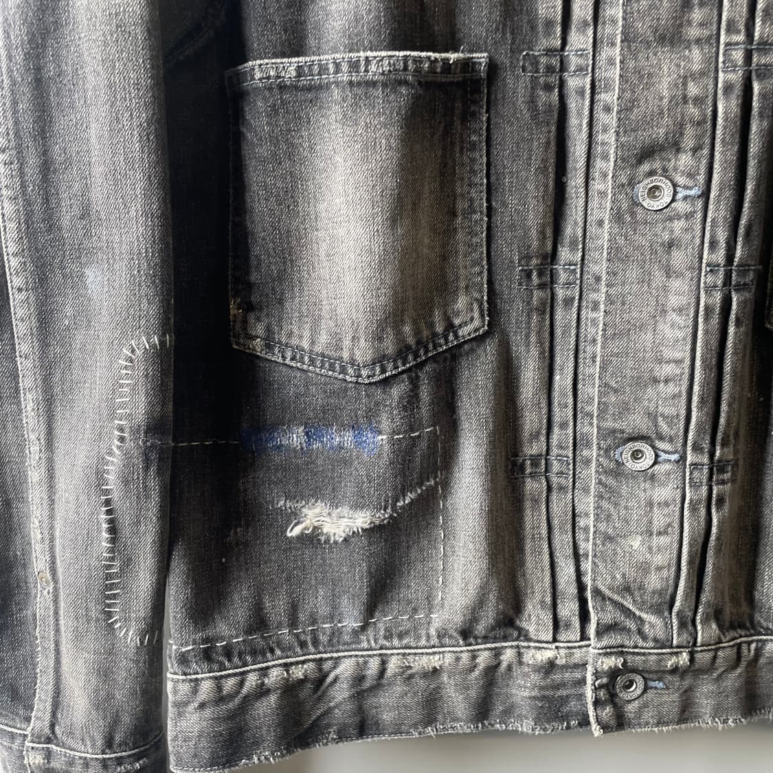 네이버후드 새비지 스톡맨 타입2 데님자켓 상품이미지5