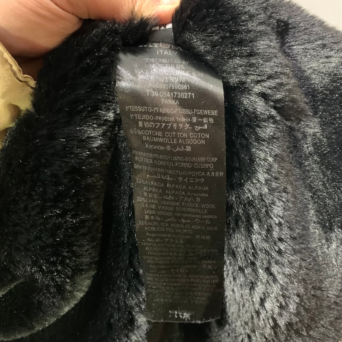 미스터앤미세스퍼 블랙 블랙폭스퍼 풀바디 야상 상품이미지9