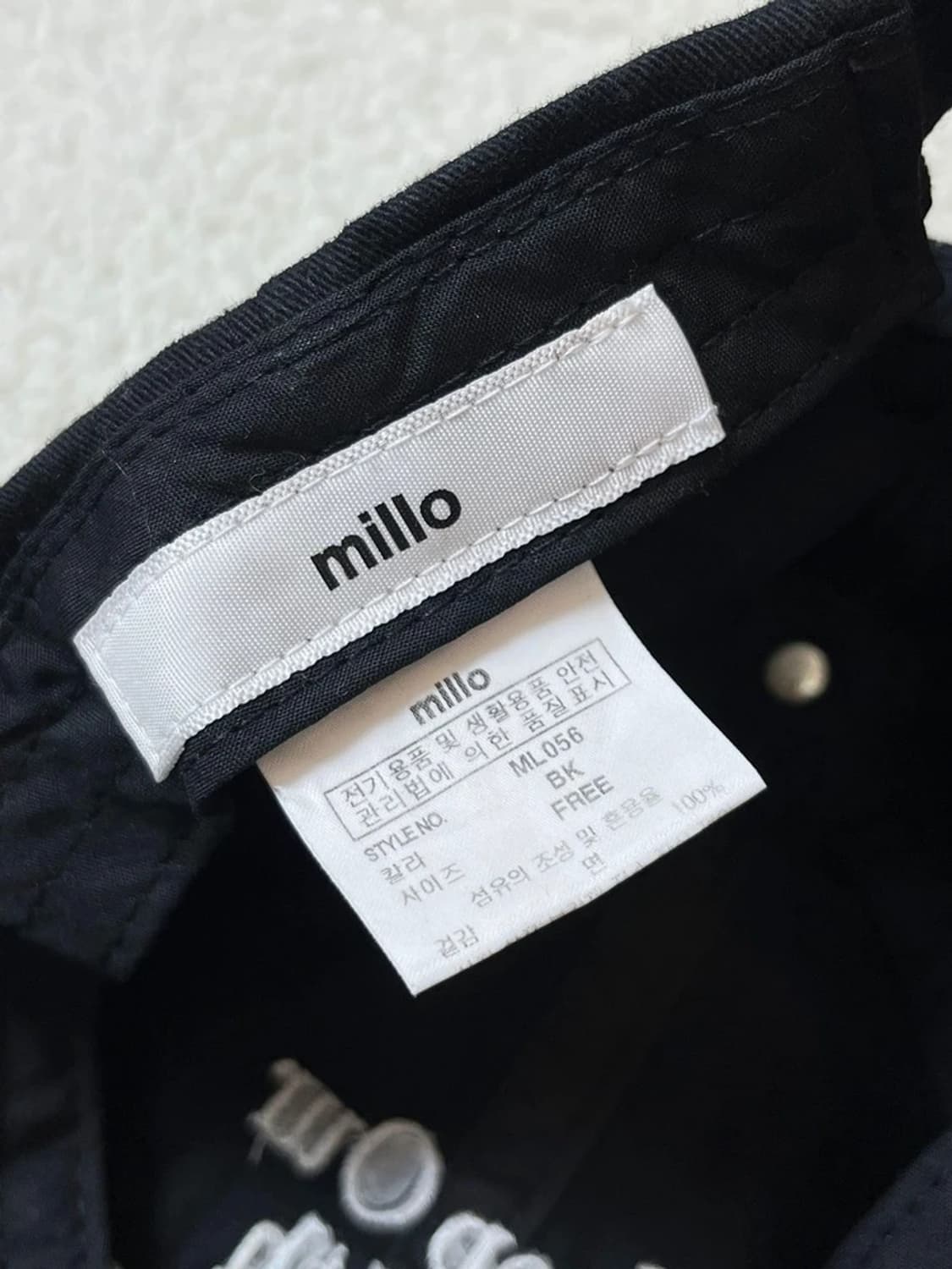 밀로 아카이브 홀리데이 시그니처 볼캡 A1756 상품이미지7