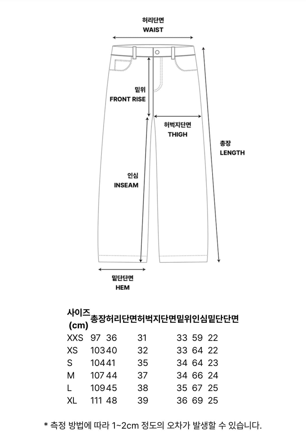 폴라스케이트 빅보이 팬츠 다크 블루 XL [새상품] 상품이미지9