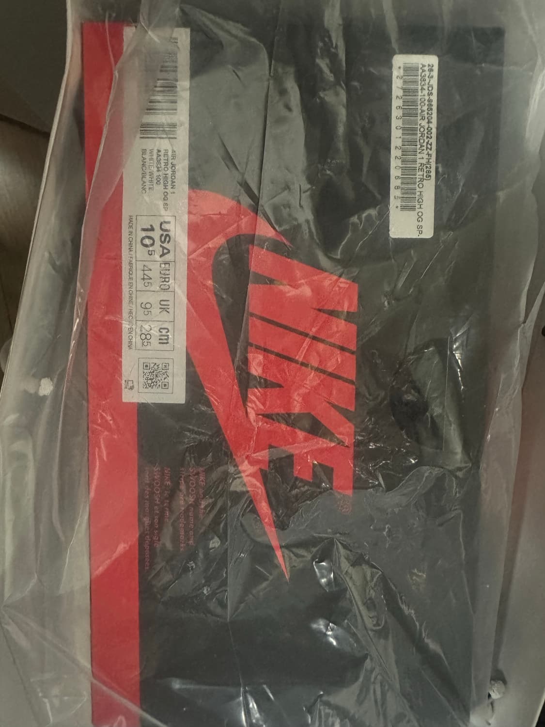 조던 1 x 버질 아블로 아카이브 레트로 하이 알래스카 화이트 상품이미지2