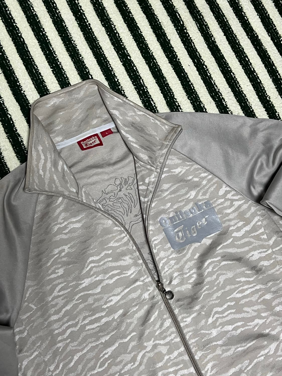 Onitsuka Tiger Pattern Track jacket 상품이미지2