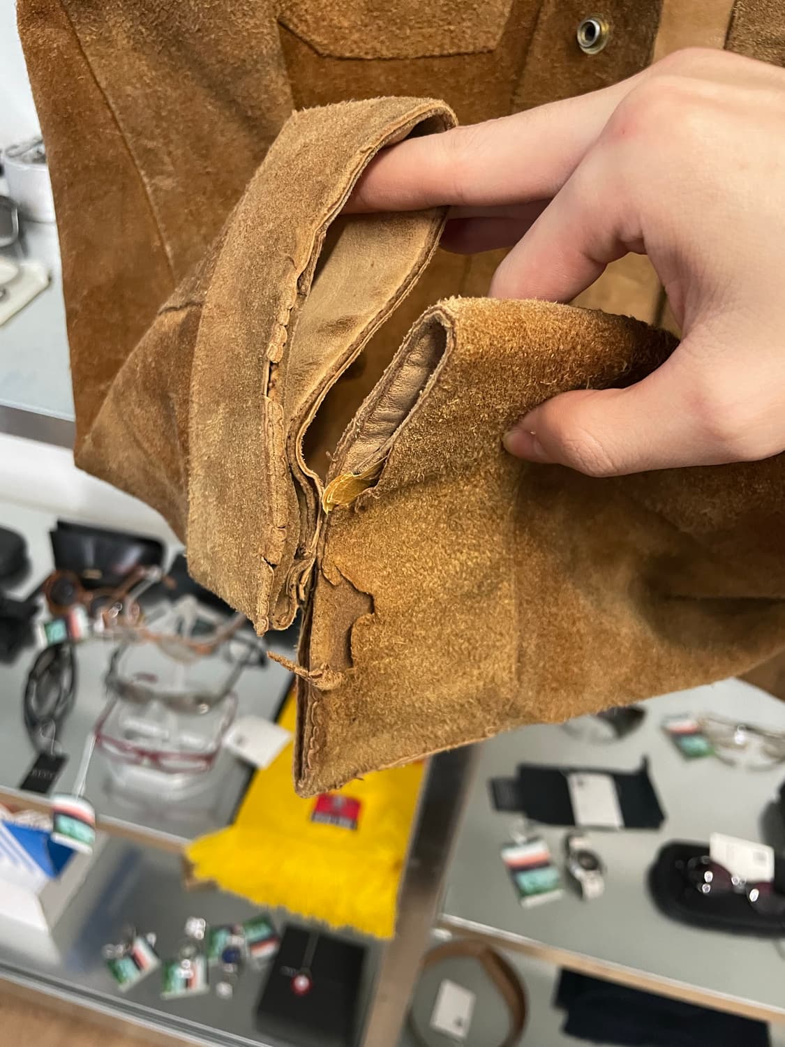 60s 빈티지 스웨이드 리버시블 트러커 자켓 상품이미지8