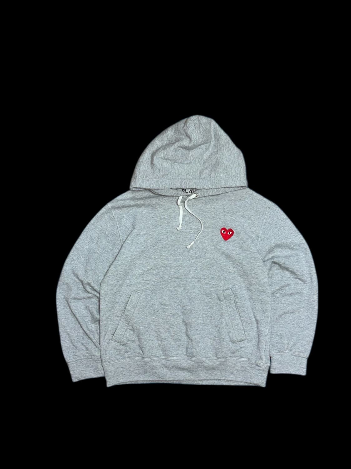 꼼데가르송 플레이 하트 그레이 후드티 ( 제니 후드티) 상품이미지2