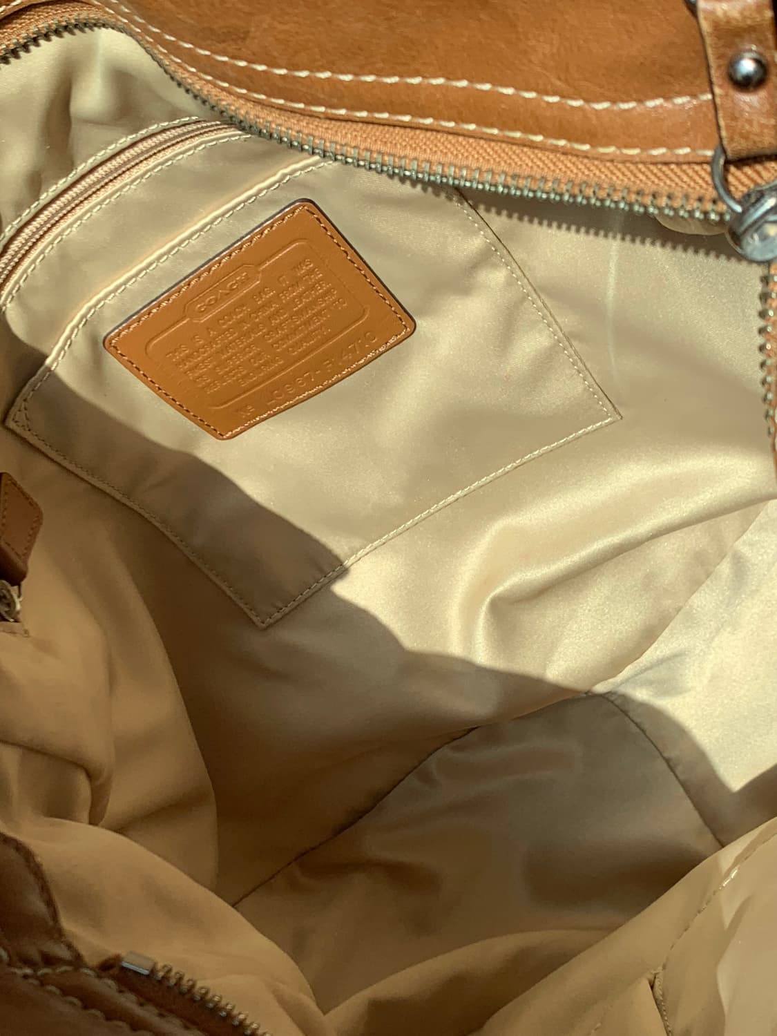🧡Coach Camel Shoulder Bag 상품이미지7