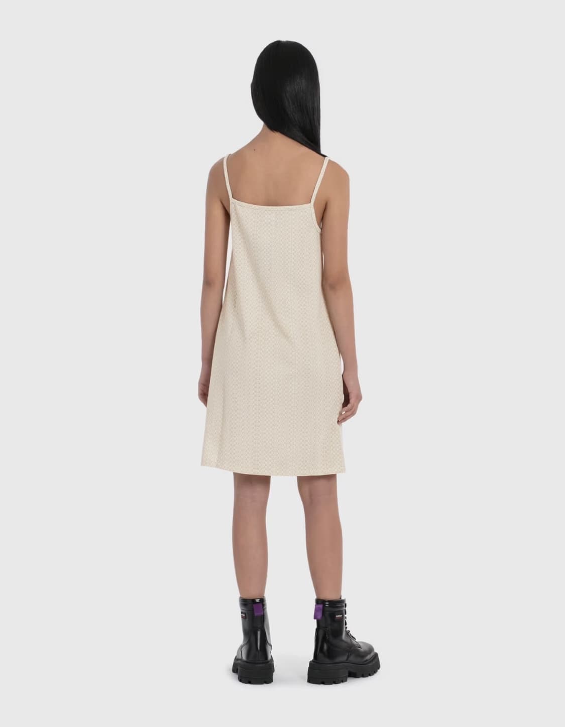Tonal Jacquard Dress (Ivory) 상품이미지3