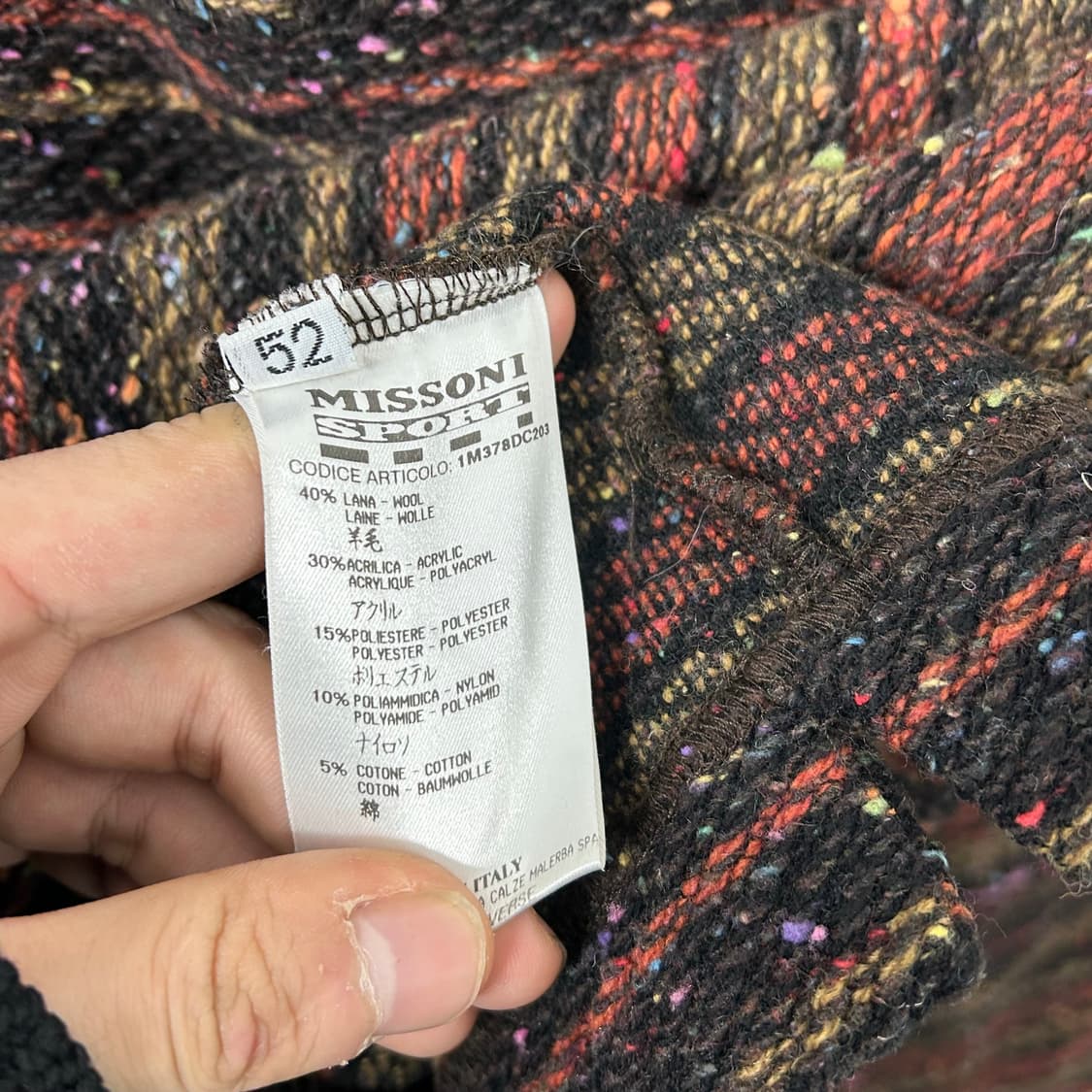 미쏘니 카라넥 니트 자켓 상품이미지8