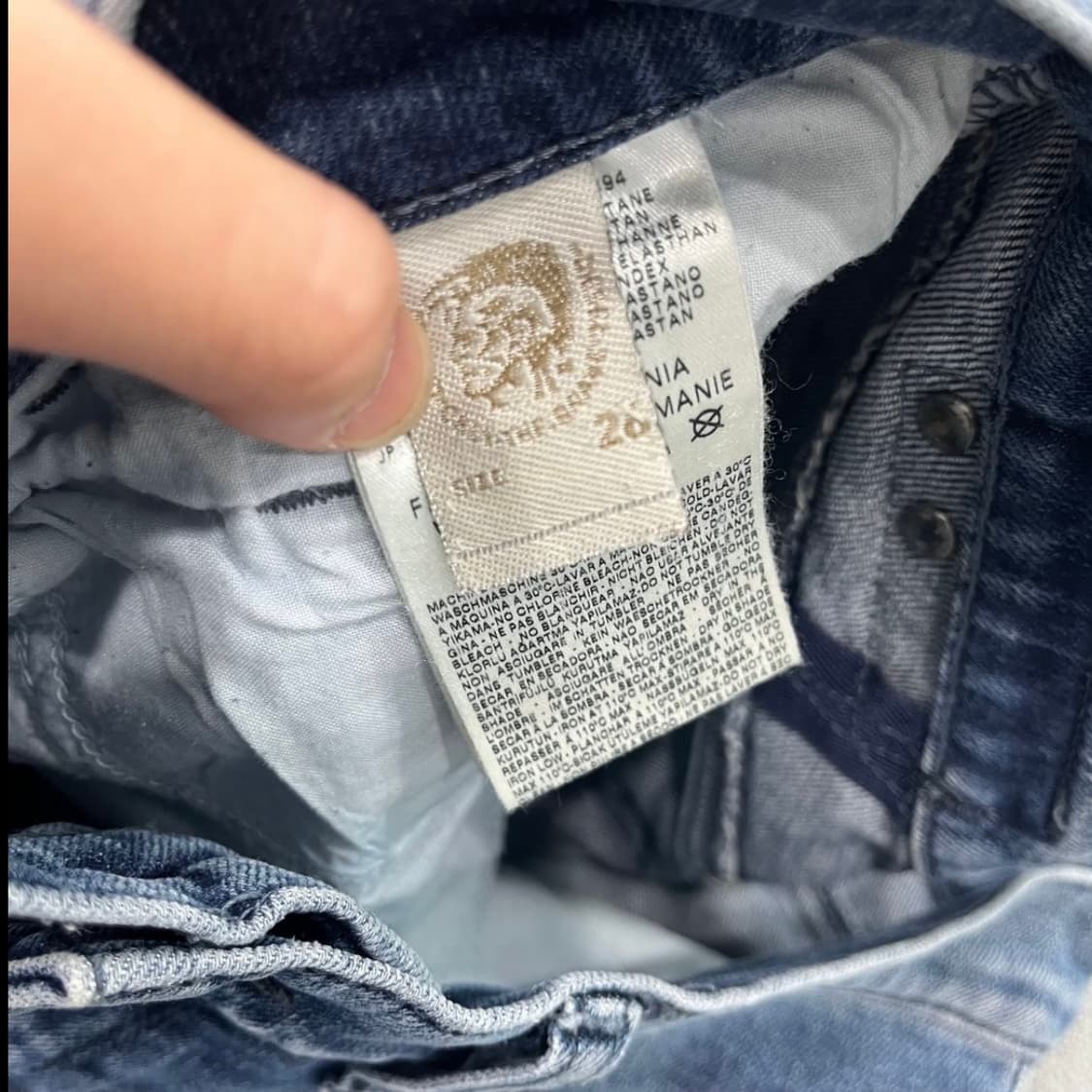 26 LIVY 디젤 워싱 슬림핏 스키니진 데님 팬츠 상품이미지7