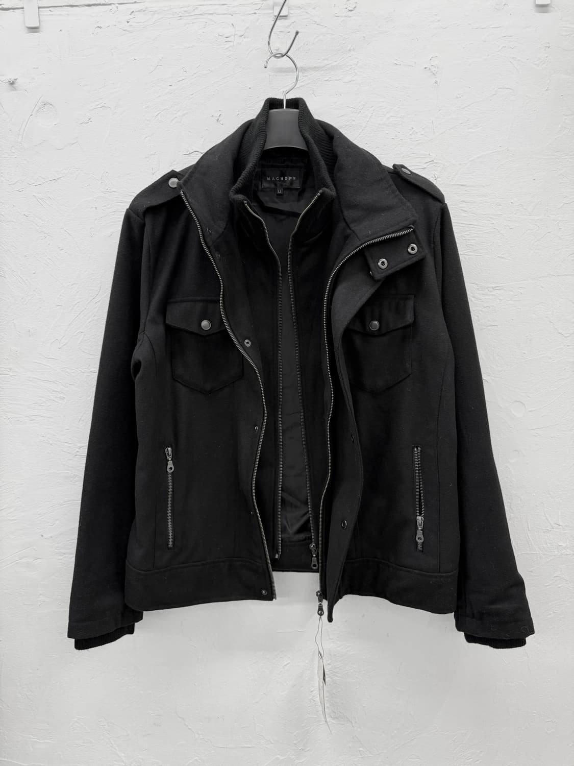 machope 레이어드 집업 자켓 상품이미지8