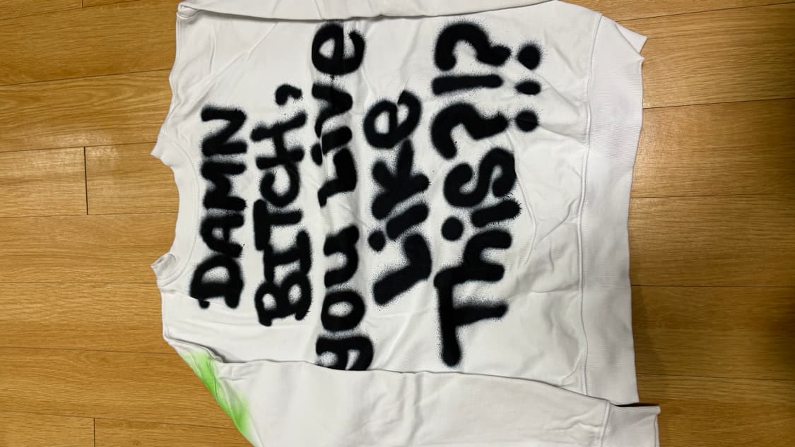 스카이하이팜 sky high farm 맨투맨 라지사이즈 상품이미지7