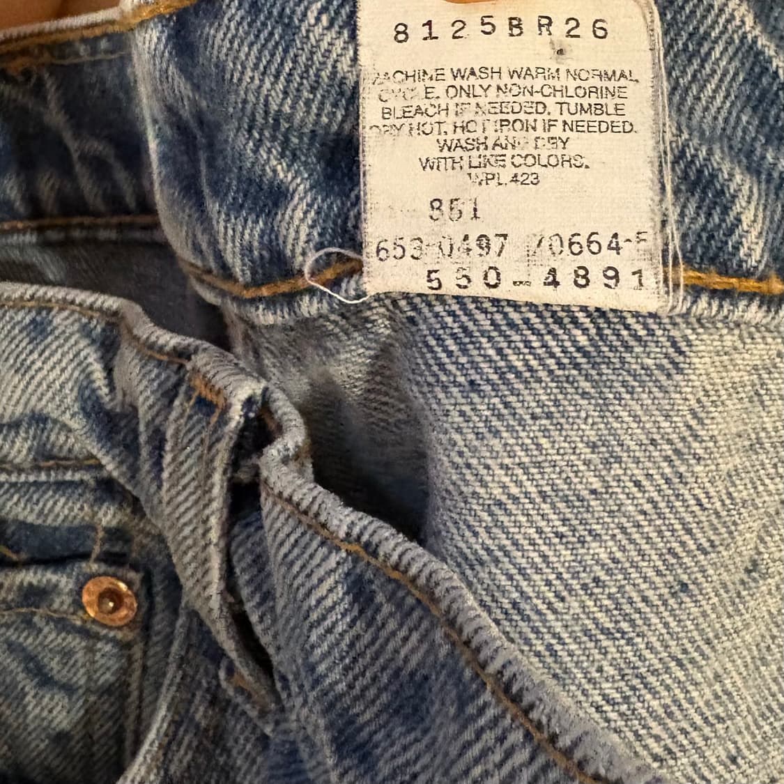 90s usa 리바이스 550 36x30 상품이미지5