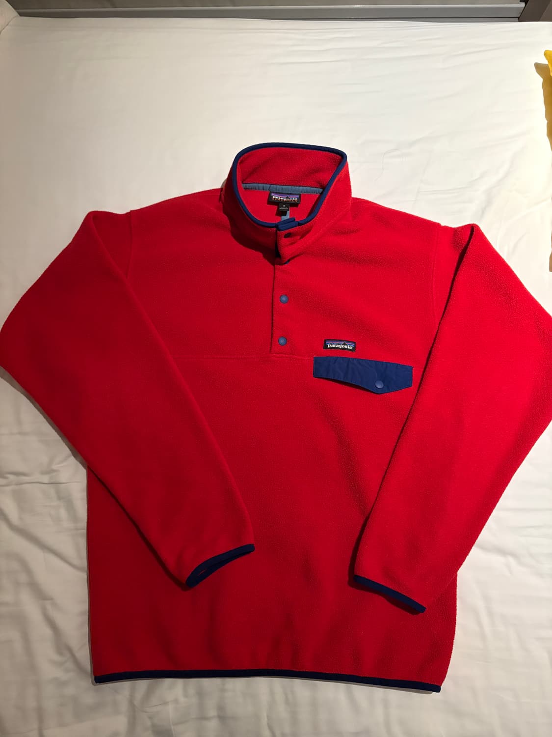 파타고니아 신칠라 스냅티 풀오버 레드 m 사이즈 상품이미지1