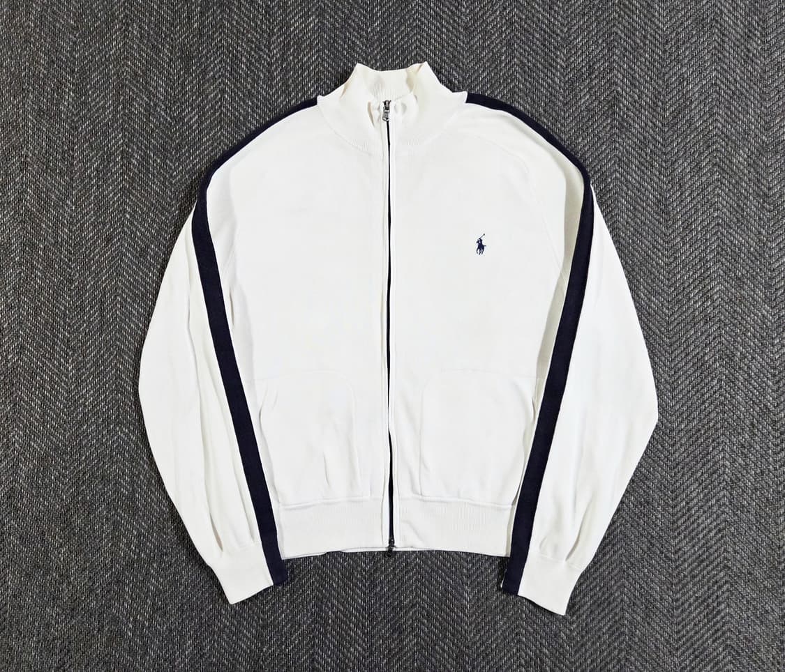 폴로 랄프로렌 화이트 트랙탑 집업 자켓 상품이미지3
