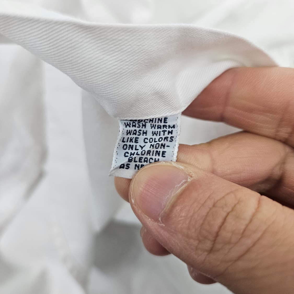 90s 폴로 랄프 로렌 옥스포드 화이트  셔츠 XL 블레어핏 상품이미지6