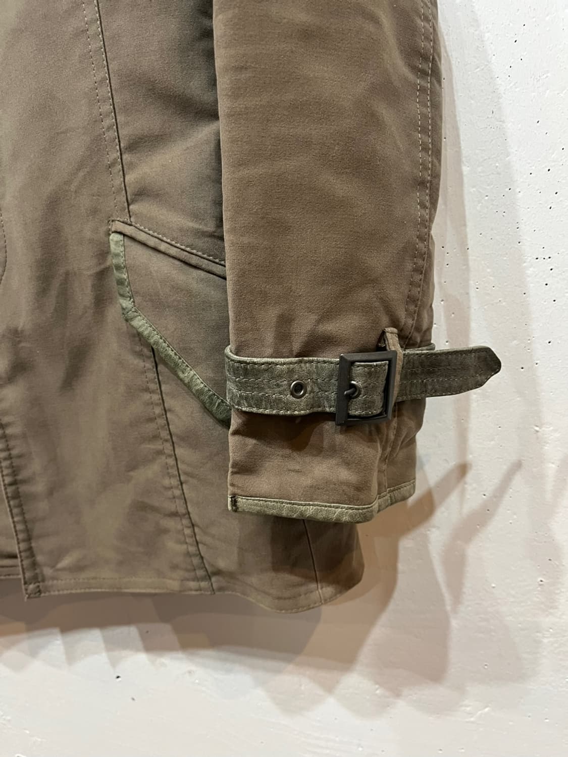 5351 Pour Les Hommes 양가죽 트리밍 몰스킨 밀리터리 자켓 상품이미지4