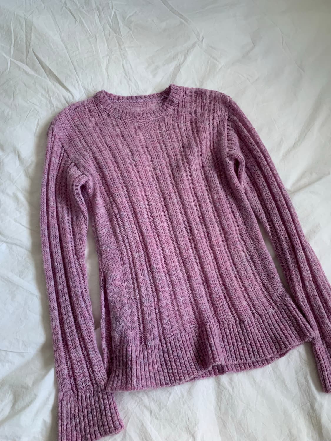 솜사탕 핑크 니트 상품이미지2