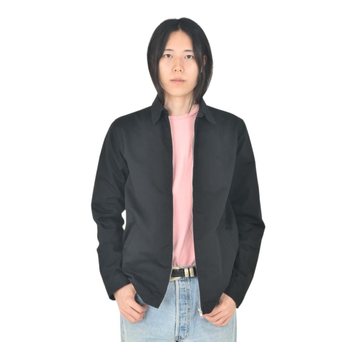 엑스라지 로스앤젤레스 코튼 자켓 블루종 집업 점퍼 면자켓 L N0063 상품이미지3