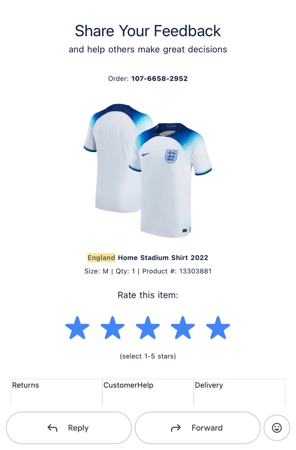 나이키 잉글랜드 국대 유니폼 M 주드벨링엄 마킹 상품이미지4