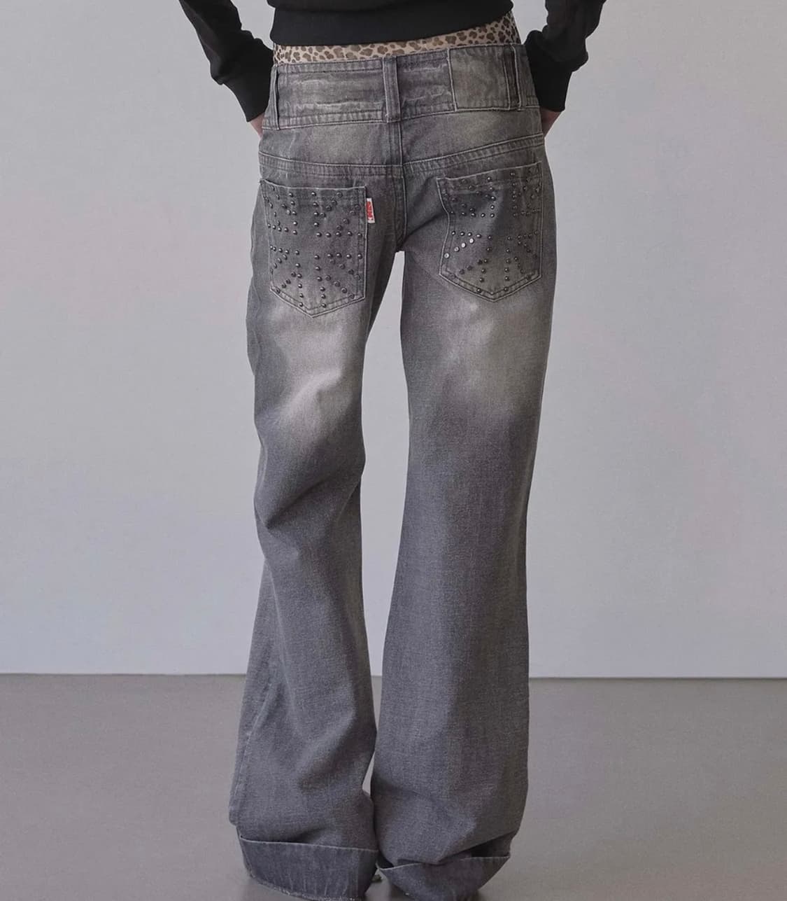 Union Jack Engineered Denim Washed Gray  상품이미지3