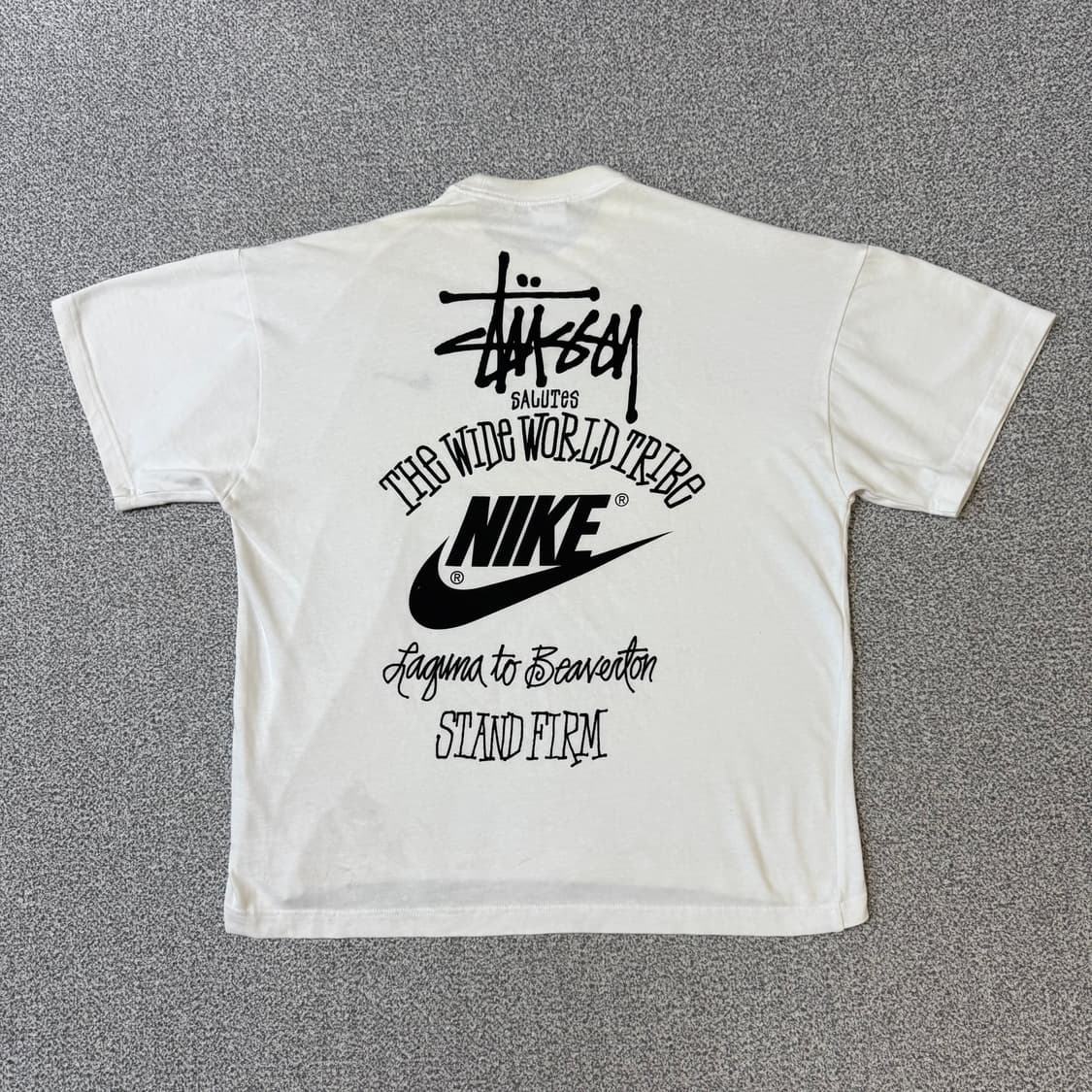 [정가 18만원] 나이키 x 스투시 반팔티 L 상품이미지1