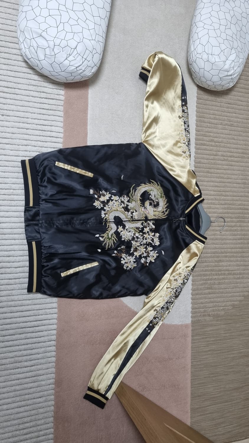 [L]용 자수 리버서블 스카잔 상품이미지1