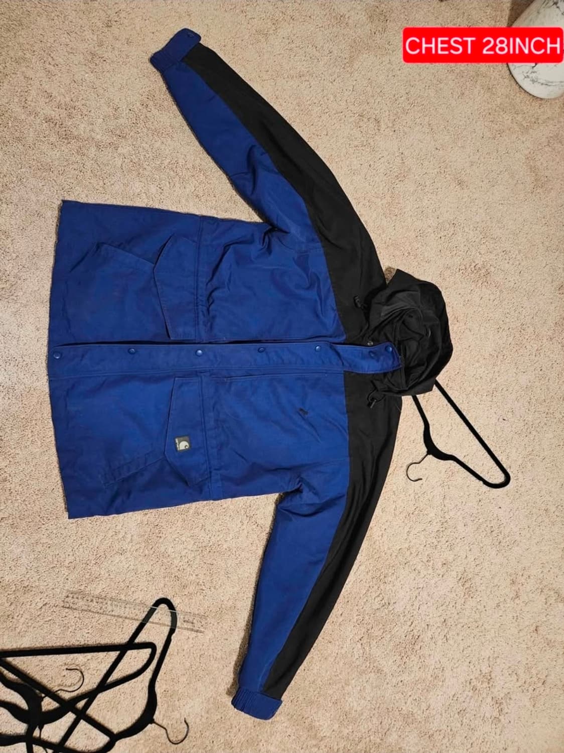 칼하트 c48 콥 블루 블랙 자켓 L 상품이미지1