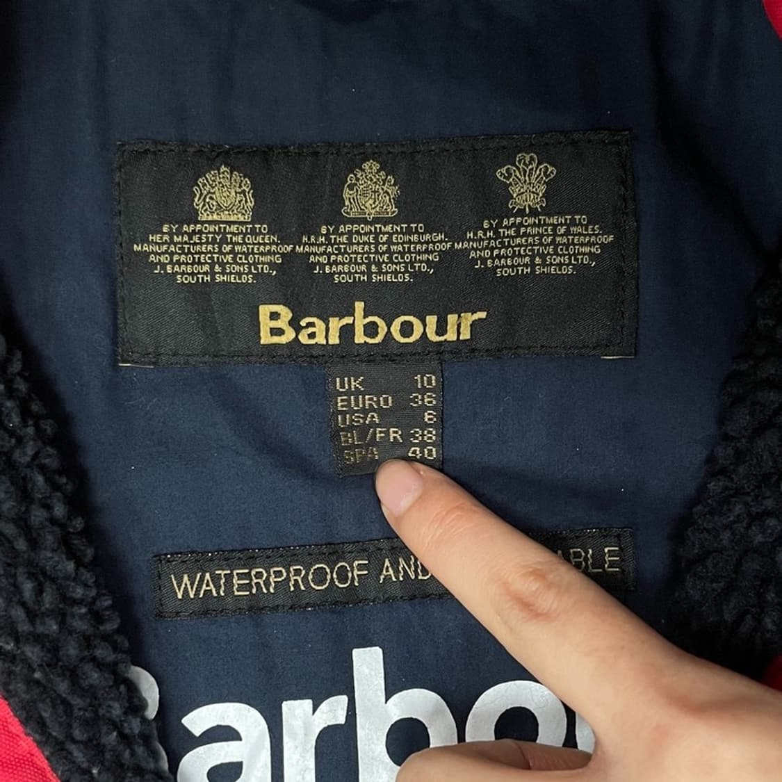 바버 플리스 워크자켓 v0456 상품이미지9