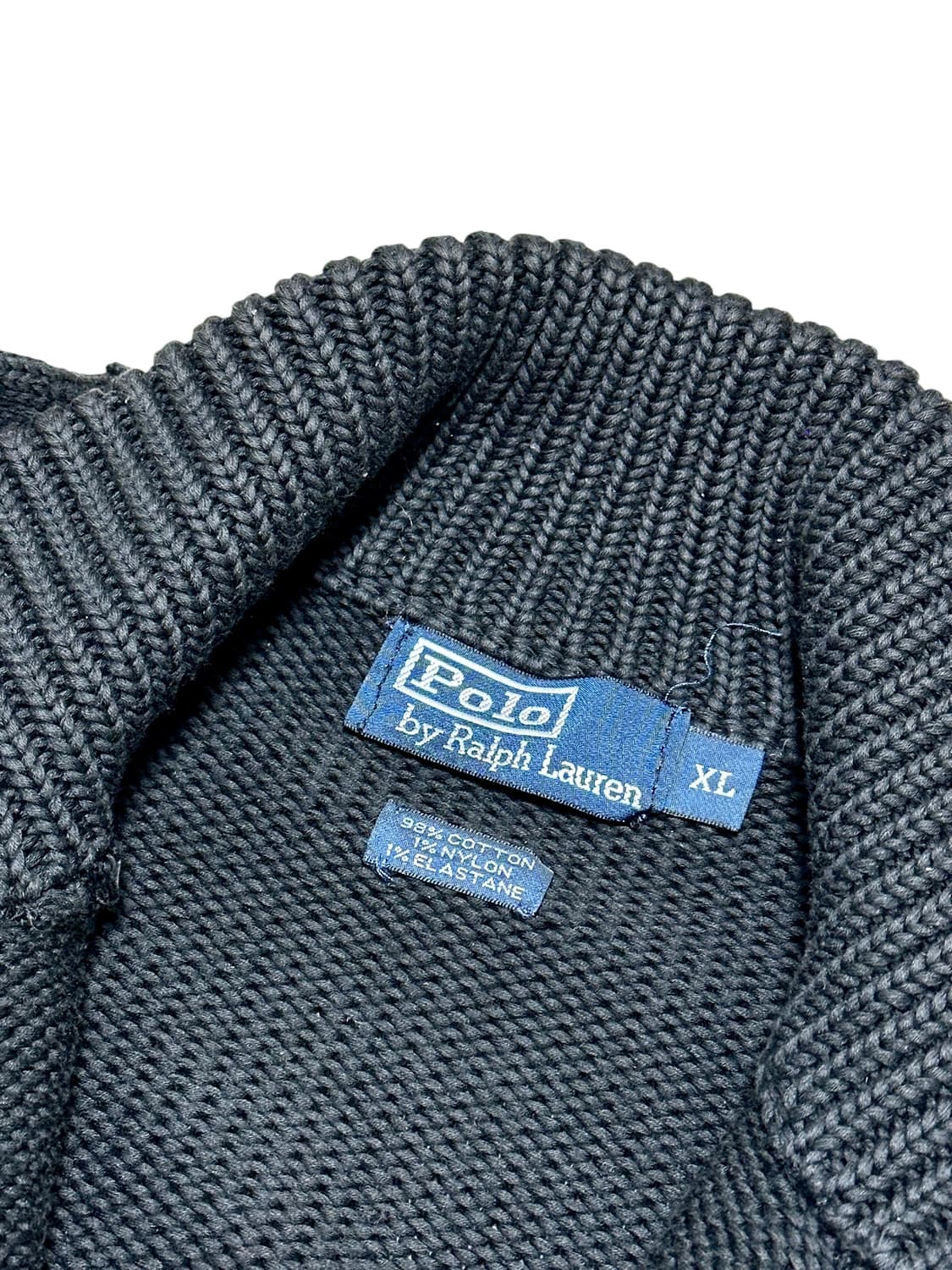 빈티지 폴로 코튼 집업 가디건 with 람포지퍼 상품이미지8