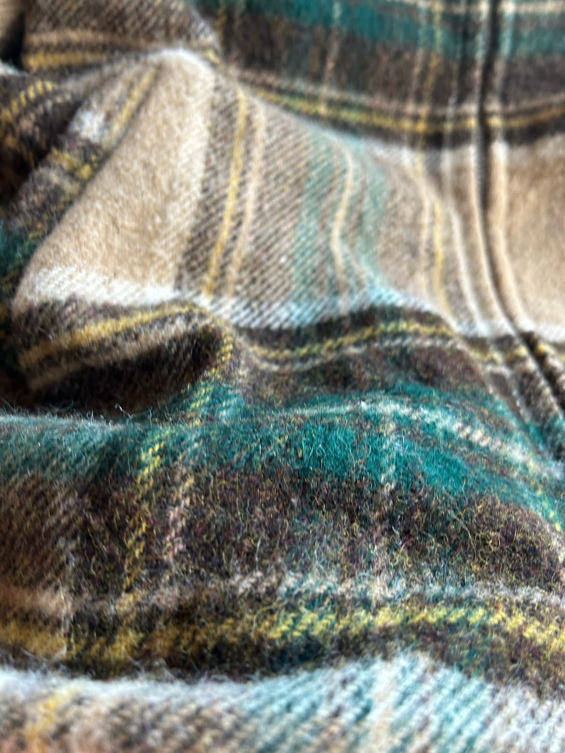 70‘s 울리치 체크 울파일자켓 상품이미지4