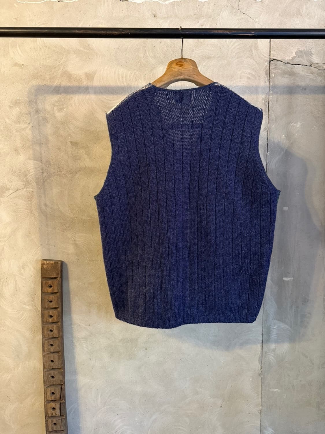 베네통 셔틀랜드울 니트 베스트 100 상품이미지4