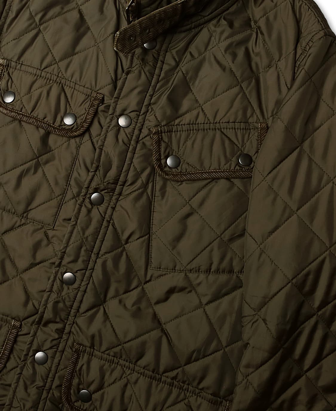 뷰티 앤 유스 [Beauty & Youth] 다크 카키 클래식 퀼팅 자켓 상품이미지4