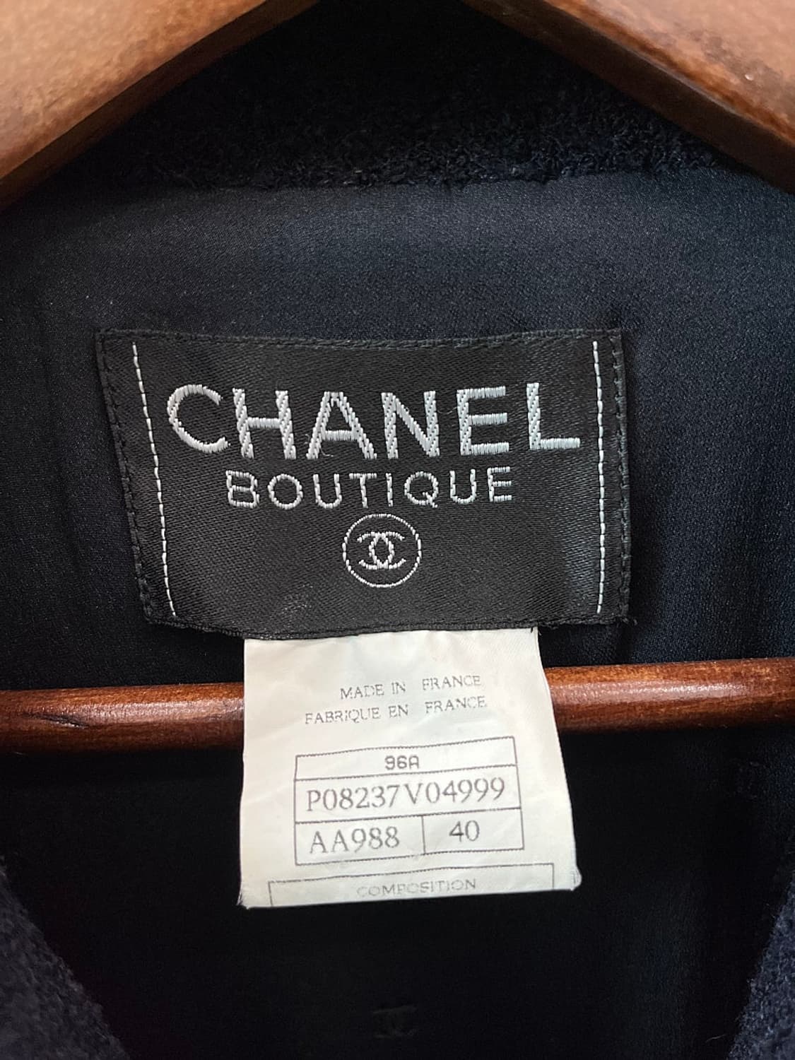 여) 샤넬 금장 트위드 셋업  상품이미지2