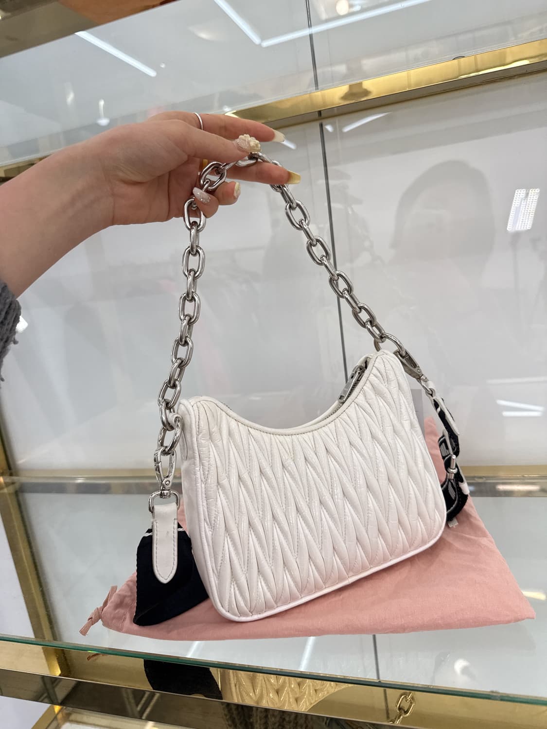 미우미우 마테라쎄 리그 투웨이백 상품이미지3