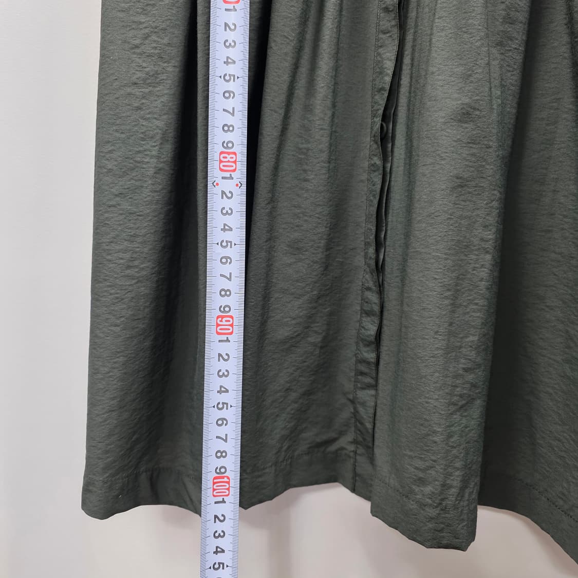 1329 MOJO.S.PHINE 카키 셔링 원피스 여성 77 루즈핏 데일 상품이미지6