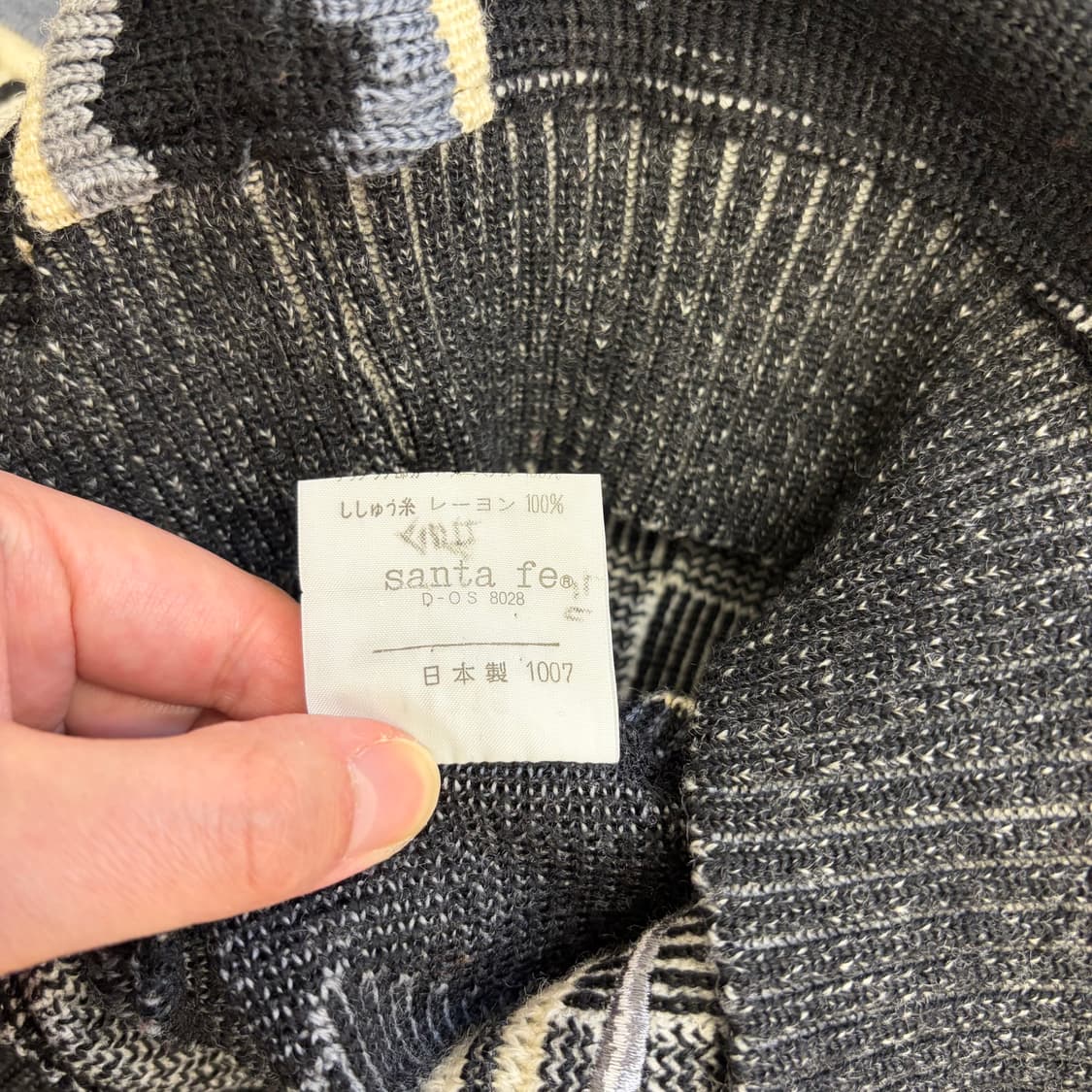 JPN 산타페 y2k 빈티지 니트 블랙(03) 상품이미지7