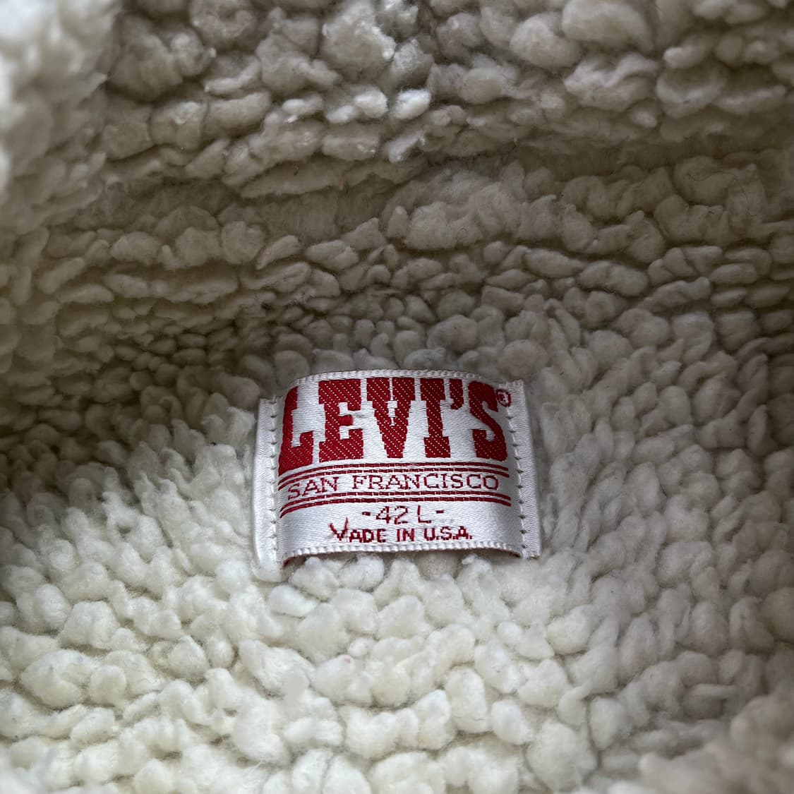 80s Usa Levis 리바이스 미제 데님 트러커 자켓(42) 상품이미지3