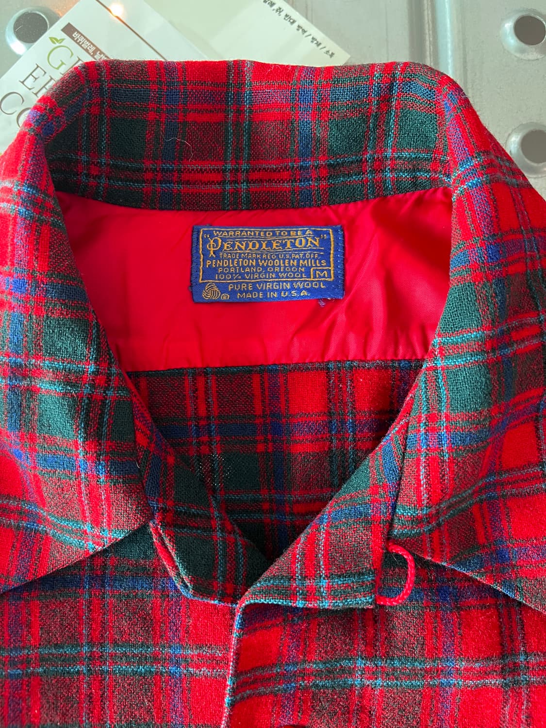 70s 펜들턴 울 셔츠 자켓 Made in U.S.A./ M 상품이미지2