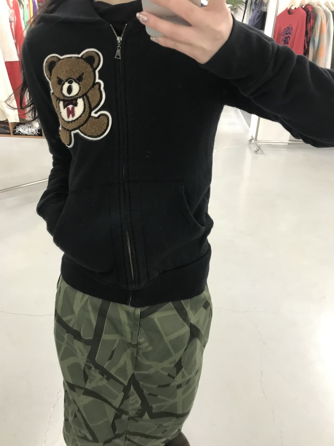 히스테릭글래머 HYSTERIC GLAMOUR Camo Long Skirt 상품이미지2