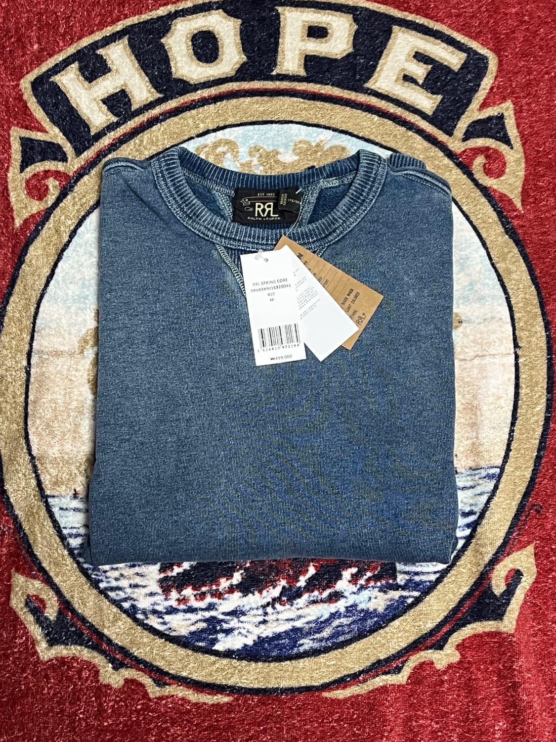 RRL 프렌치테리 스웨트 셔츠 더블알엘 맨투맨 상품이미지1