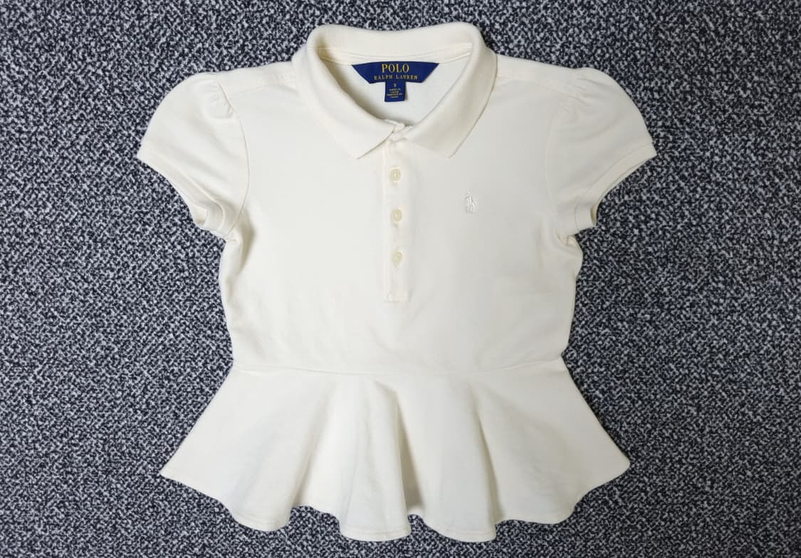 [무료배송][120]폴로 키즈 피케 프릴 반팔티 카라티 상품이미지1