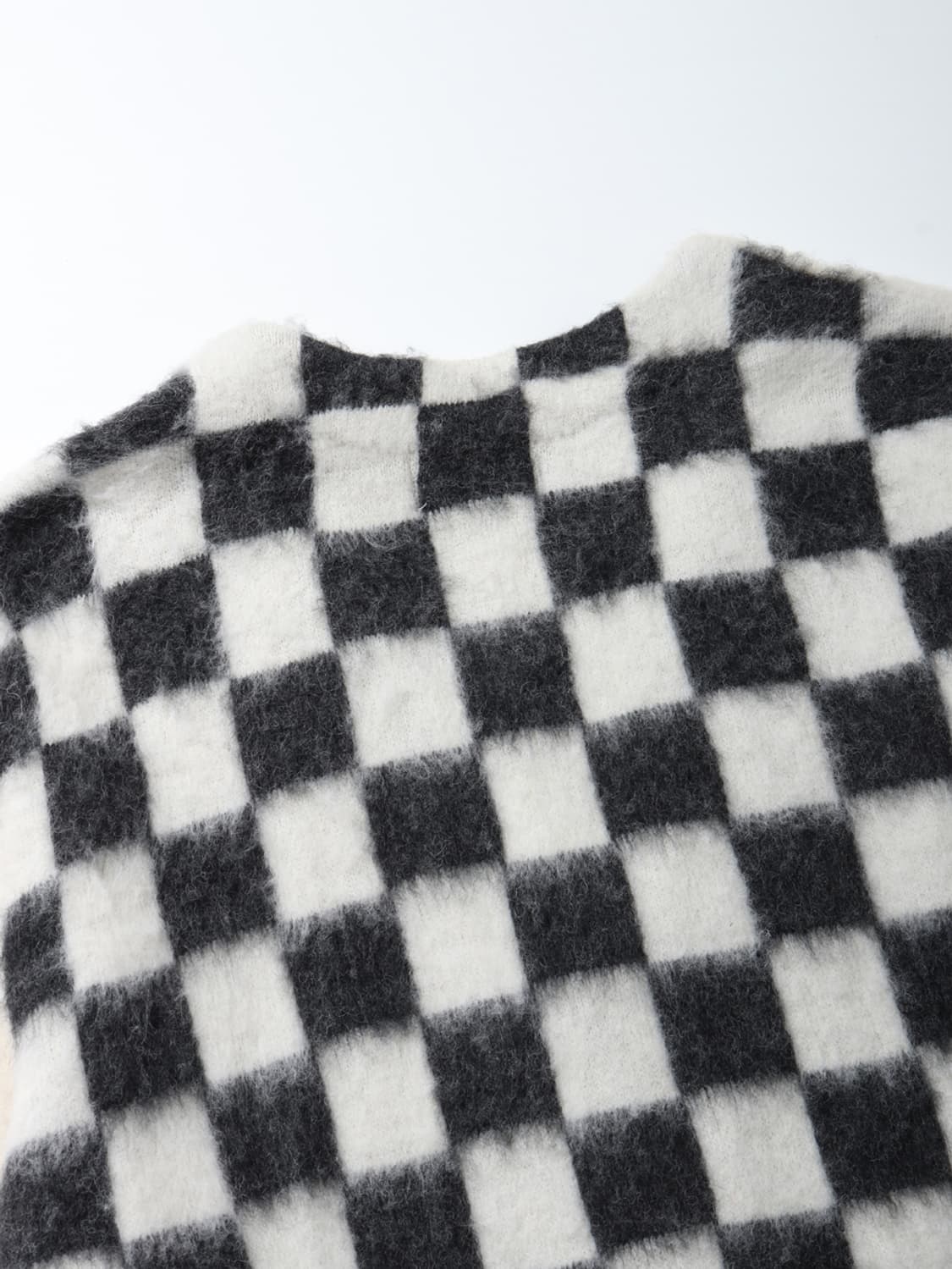 BEAMS BOY Checkered Cardigan 상품이미지10