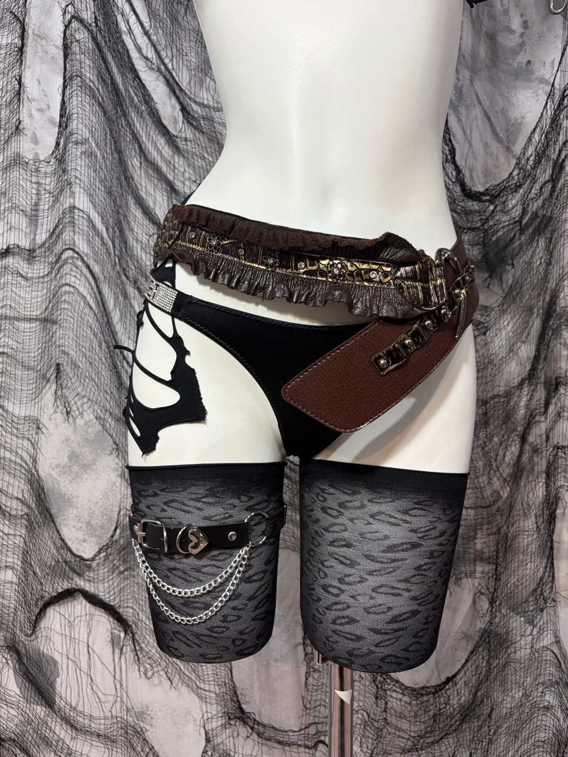 00's hook ring Layered belt 상품이미지3