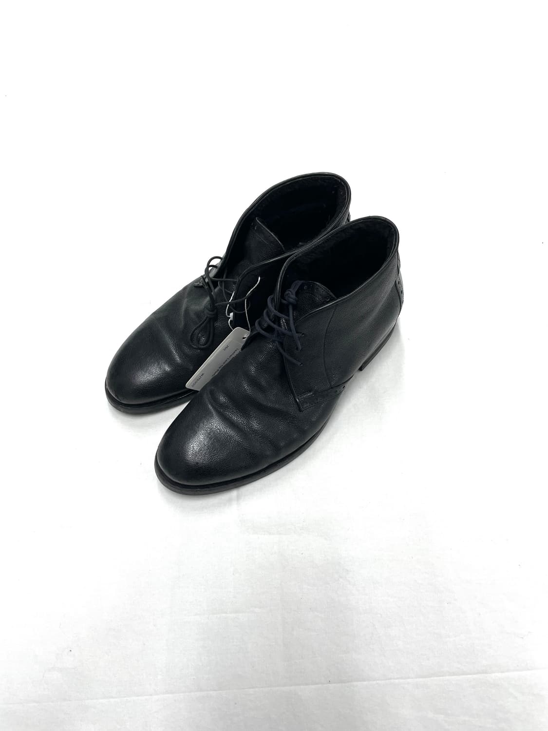 Giorgio Armani Leather Lace-Up Boots 상품이미지2