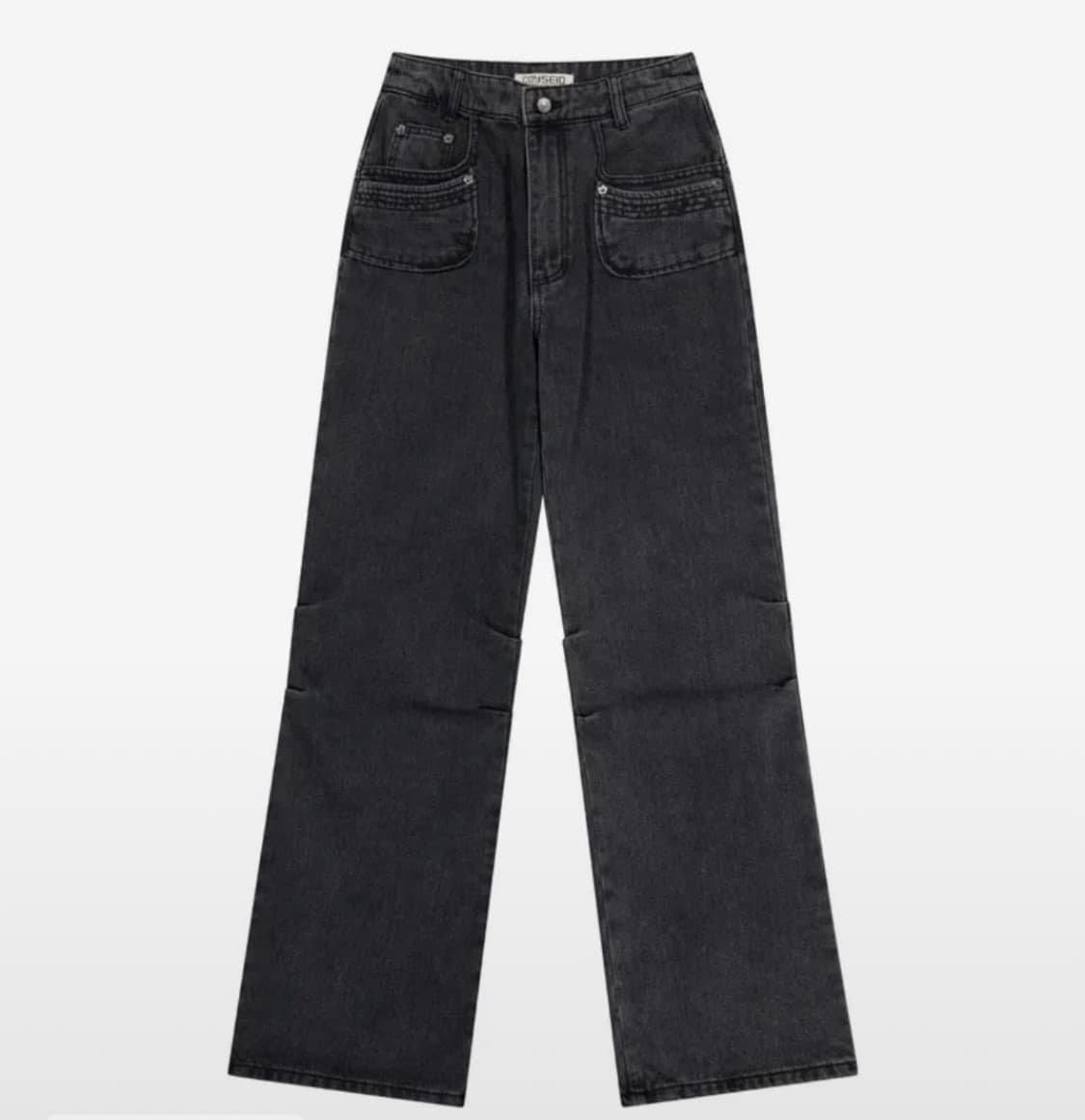 코이세이오 플라워 스냅 데님 팬츠 2사이즈 상품이미지1