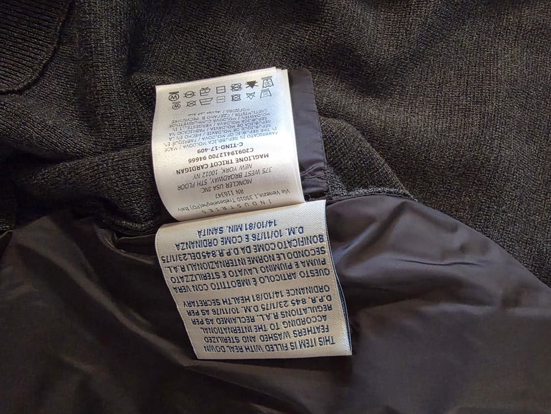 몽클레어 니트집업 상품이미지10