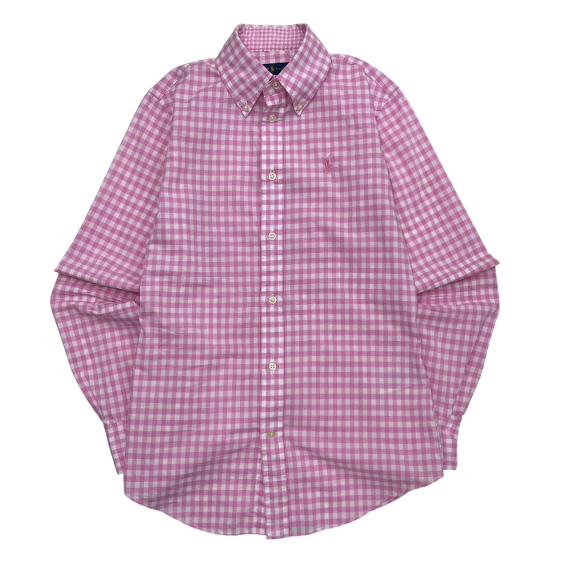 폴로 랄프로렌 딸기우유맛포니 연핑크 체크셔츠 0 상품이미지3