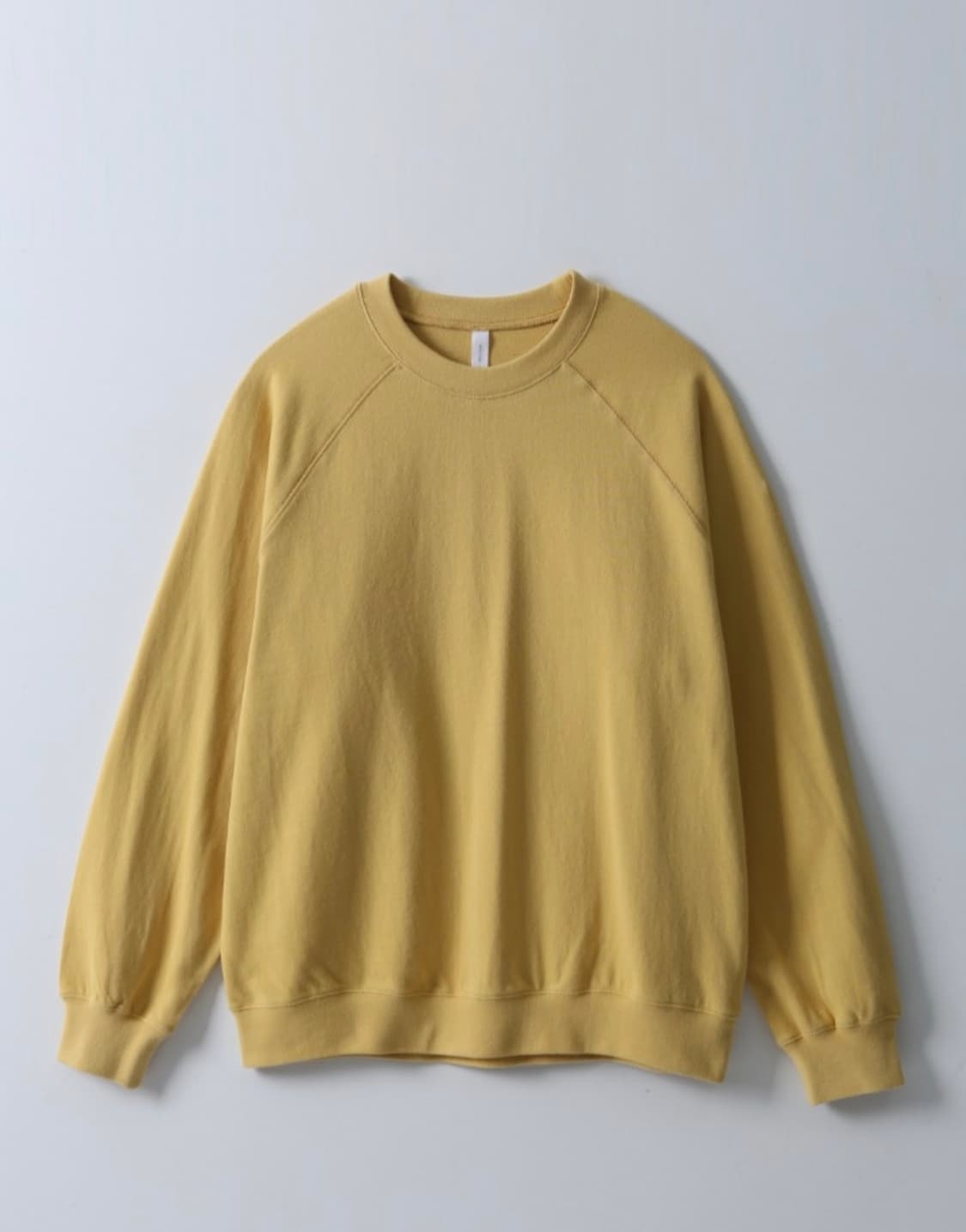 우드비 라이트웨이트 소프트 스웻셔츠 머스타드 2사이즈 상품이미지1