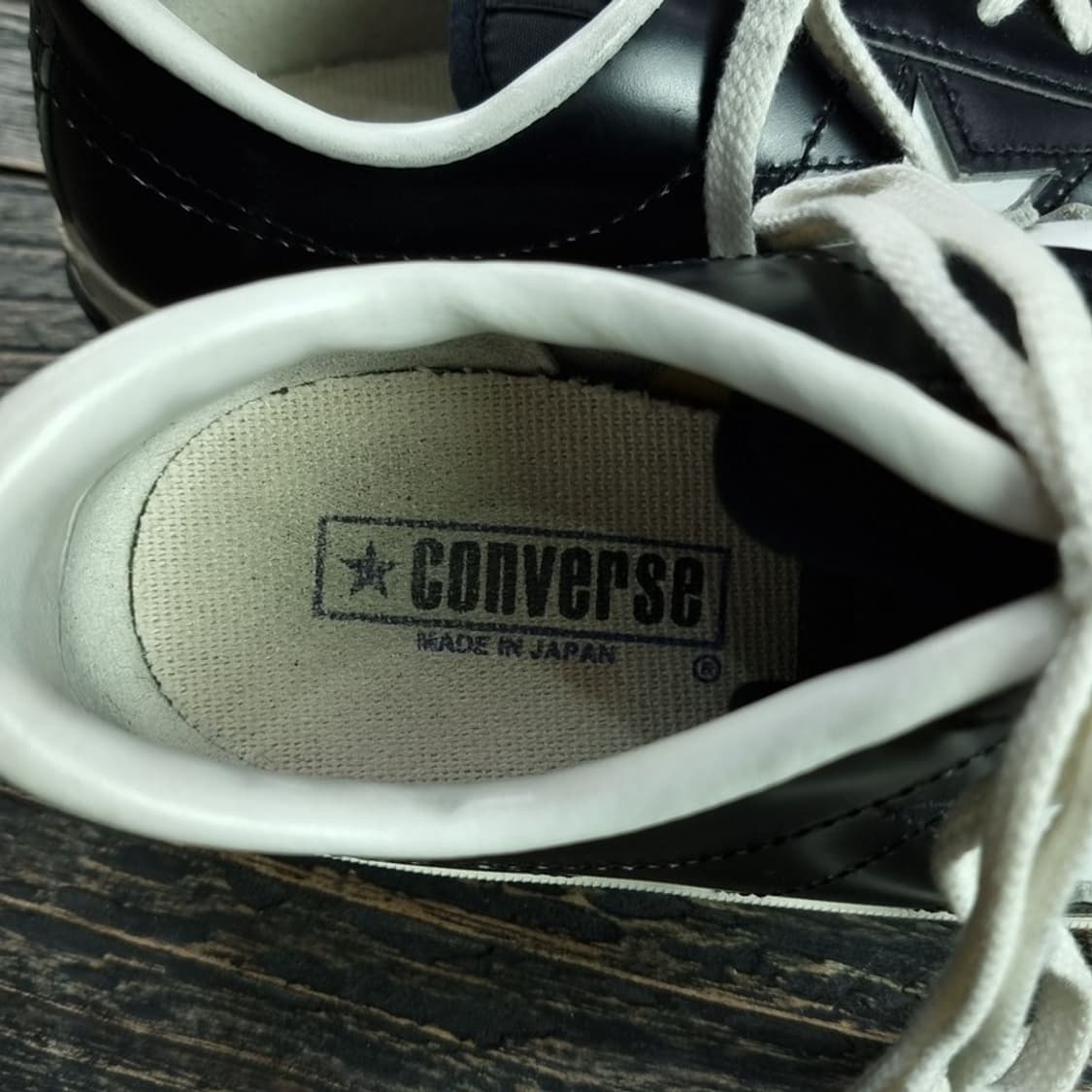 [컨버스 재팬] 원스타 로우 레더 스니커즈 블랙 M19236 상품이미지9
