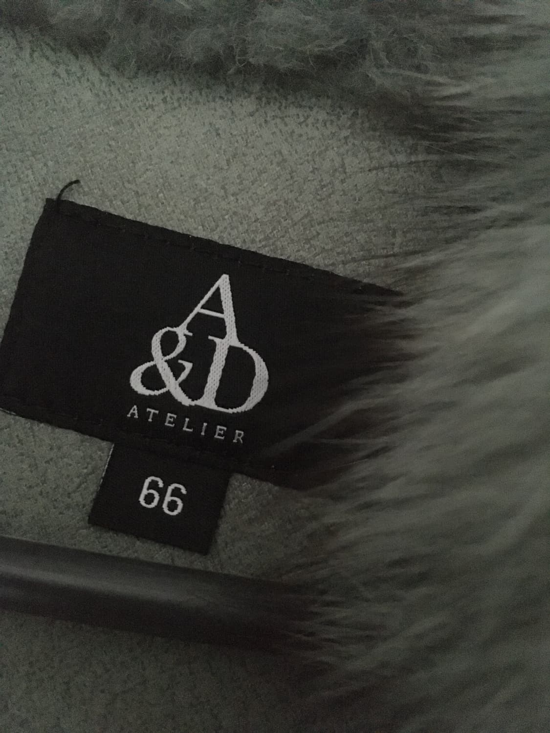 A&D ATELIER 양털 무스탕 폭스퍼 66사이즈 상품이미지5