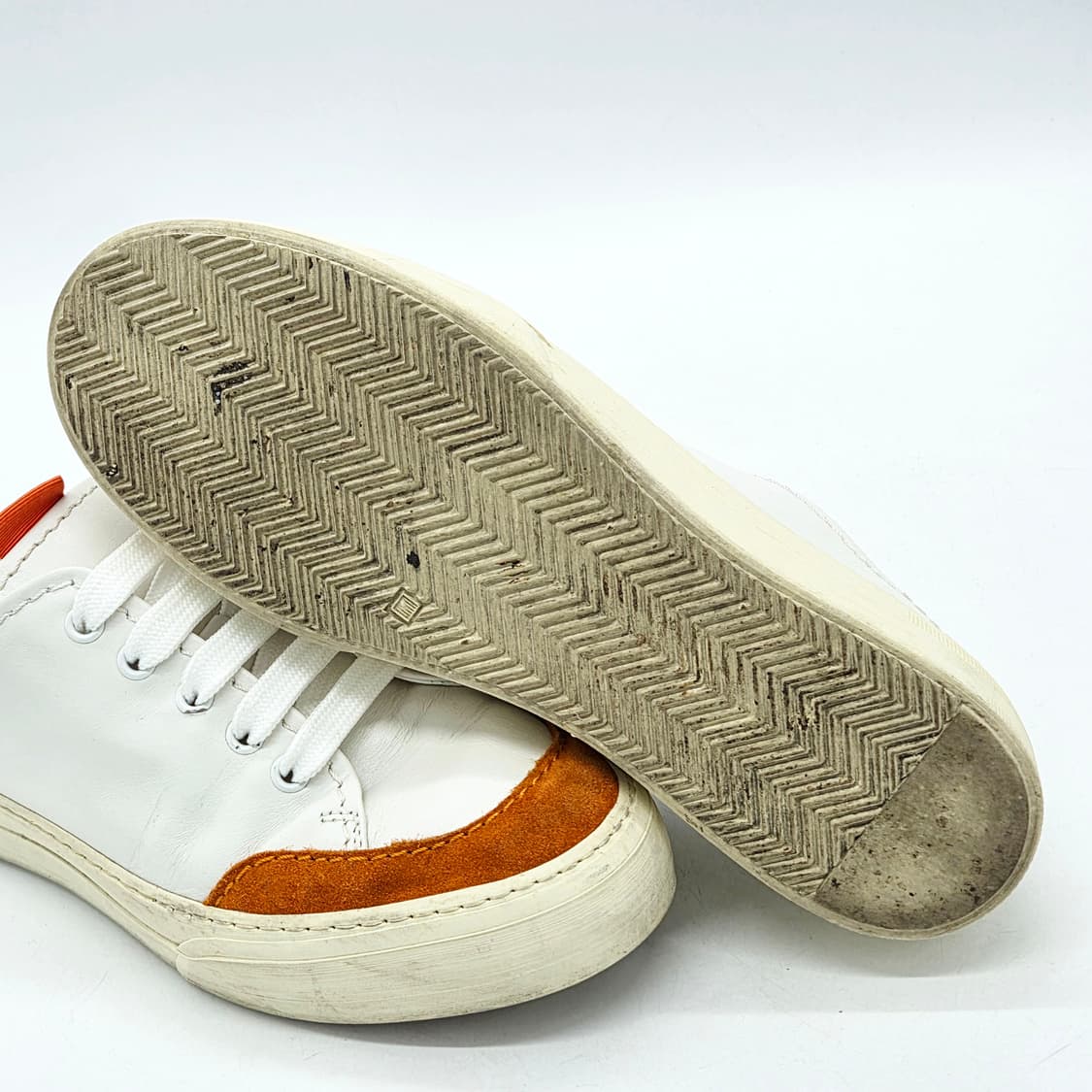 써네이 우먼스 사보 뮬 흰/주 (38) 상품이미지3